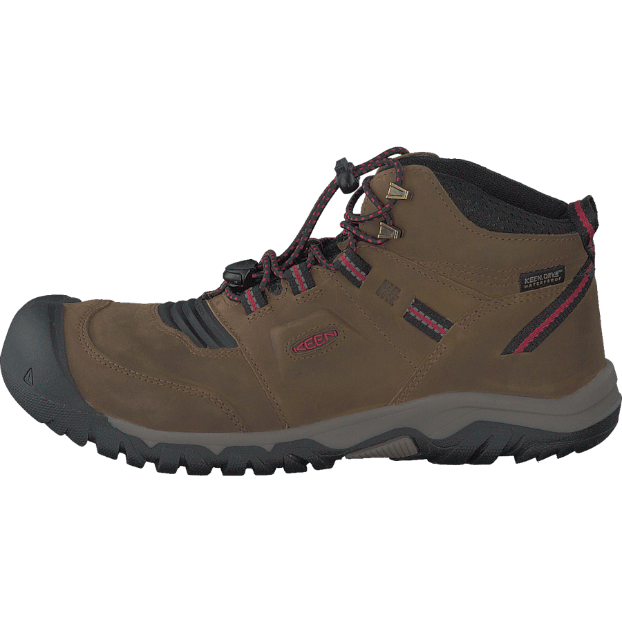 Ke Ridge Flex Mid Wp Bison-red Carpet