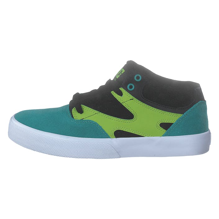 Kalis Vulc Mid Black/green/orange, Unisex, Topánky, Tenisky, vysoké tenisky, Zelená/Tyrkysová, EU 36,5