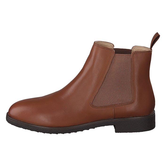 Griffin Plaza Dark Tan Lea, Female, Schoenen, Laarzen, chelsea boots, Bruin, EU 41,5