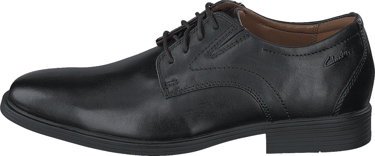 Whiddon Plain Black Leather