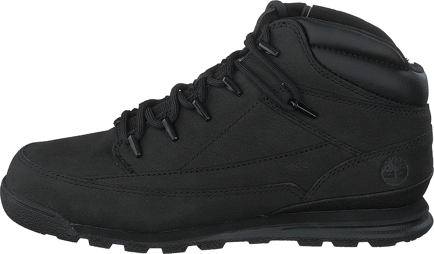 Euro Rock Water Resistant Basi Jet Black, Male, Sko, Boots, høye sneakers, Svart, EU 43,5