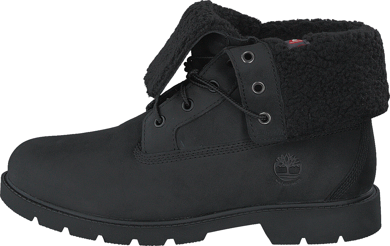 Linden Woods Teddy Fleece Fold Black, Female, Shoes, Boots, Boots, Black, EU 37,5