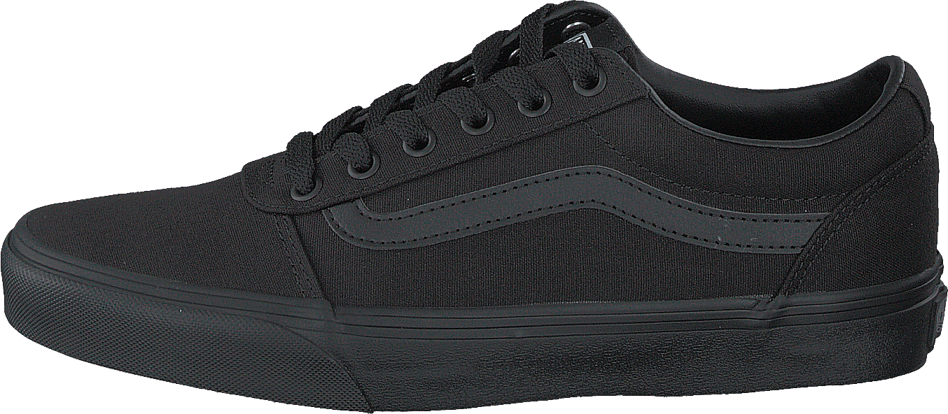 Wm Ward (canvas) Black/black, Female, Scarpe, Sneakers, Sneakers, Nero, EU 42,5