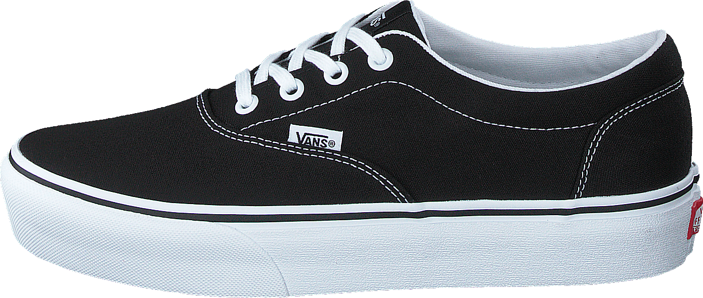 Wm Doheny Platform (canvas) Black/white, Female, Scarpe, Sneakers, Sneakers, Nero, EU 36