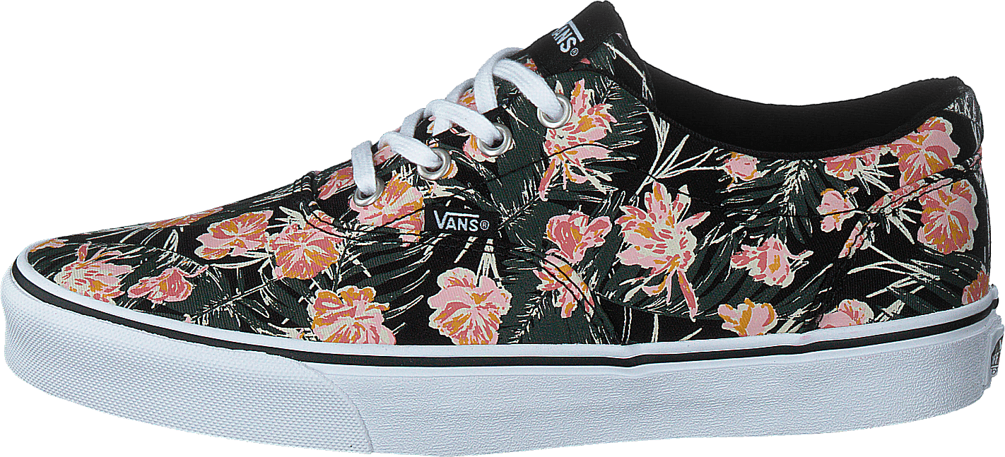 Wm Doheny (palm Floral) Black/white, Female, Buty, Sneakersy, Sneakersy, Niebieski, EU 36,5