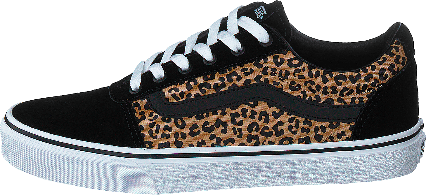 Wm Ward (cheetah) Black/white, Female, Shoes, Trainers, Sneakers, Black, EU 36,5