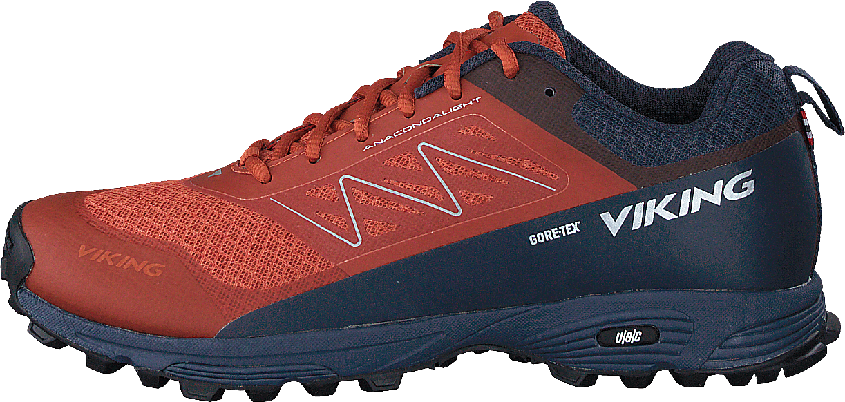 Anaconda Light Inv Fit Gtx Terracotta/navy, Female, Skor, Sneakers, sportskor, Blå/Röd, EU 36