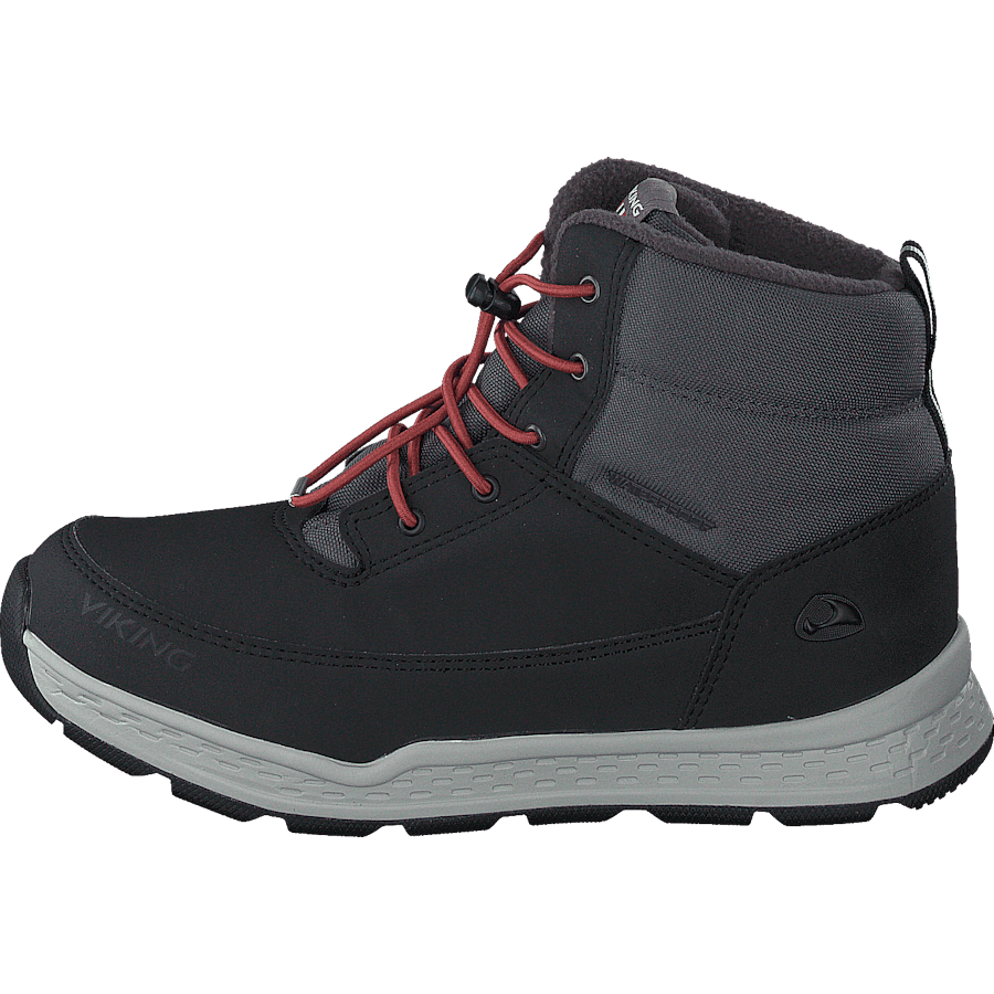 Sjur Wp Black/burgundy