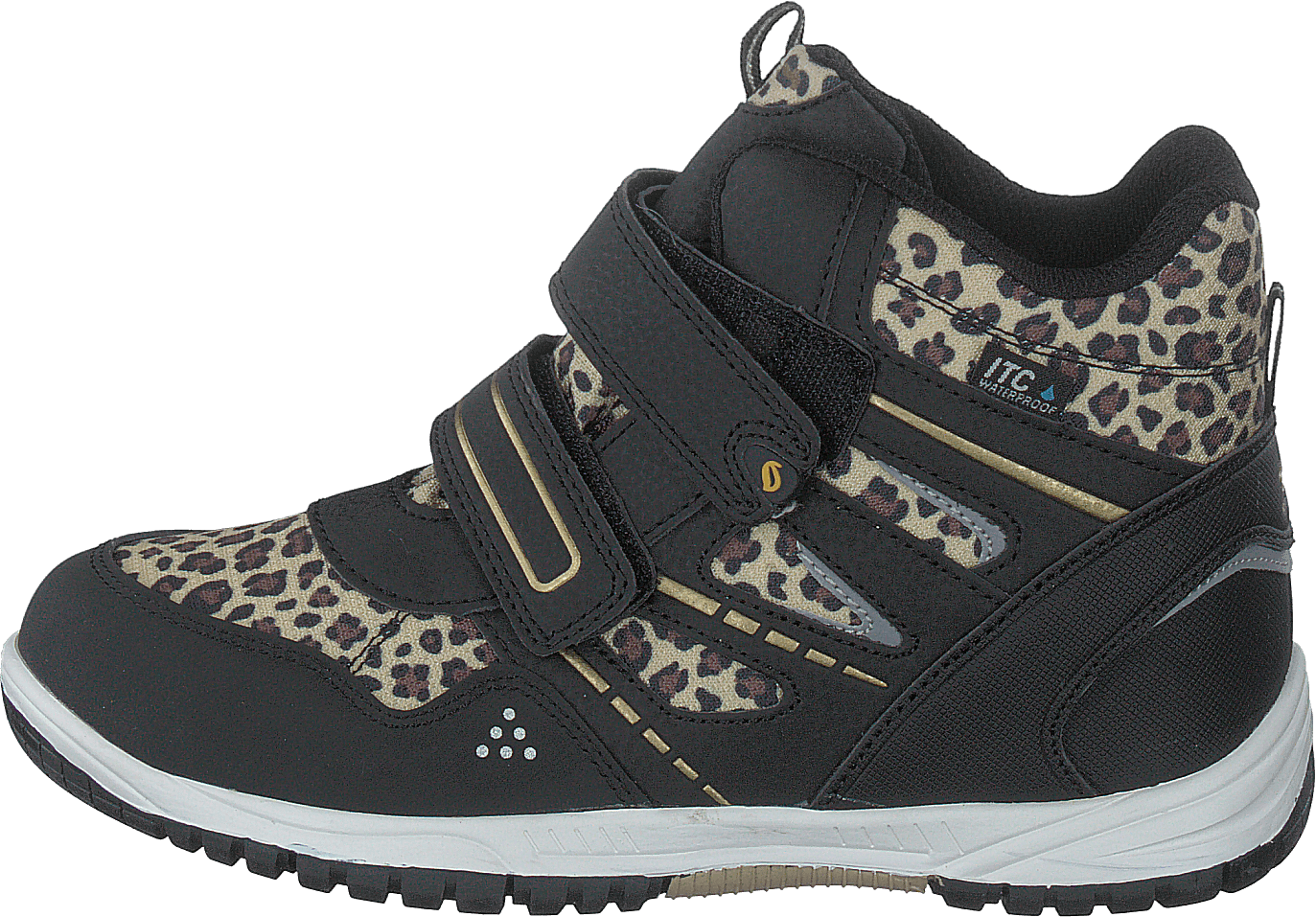Kasuri Leopard, Unisex, Scarpe, Stivaletti, scarponi da trekking, Nero, EU 32