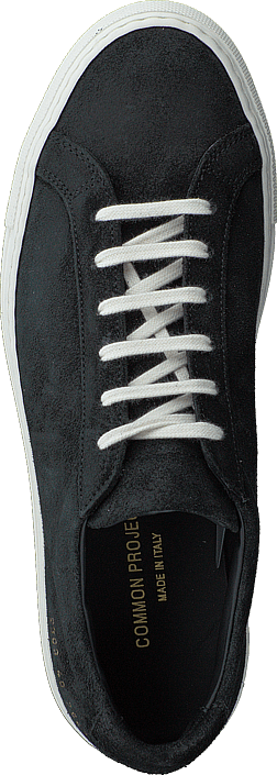 Achilles Low In Waxed Suede 23 Black