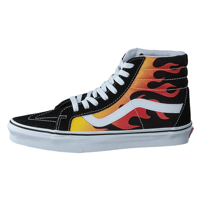 Sk8-Hi Reissue (Flame) Black, Unisex, Schoenen, Sneakers, hoge sneakers, Blauw, EU 42