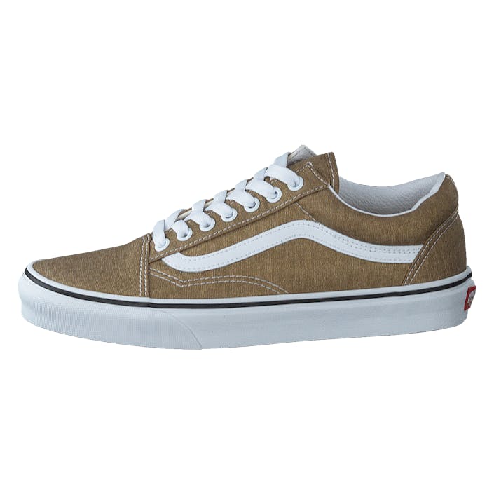 Ua Old Skool Bronze/White, Unisex, Topánky, Tenisky, Tenisky, Modrá/Hnedá, EU 40,5