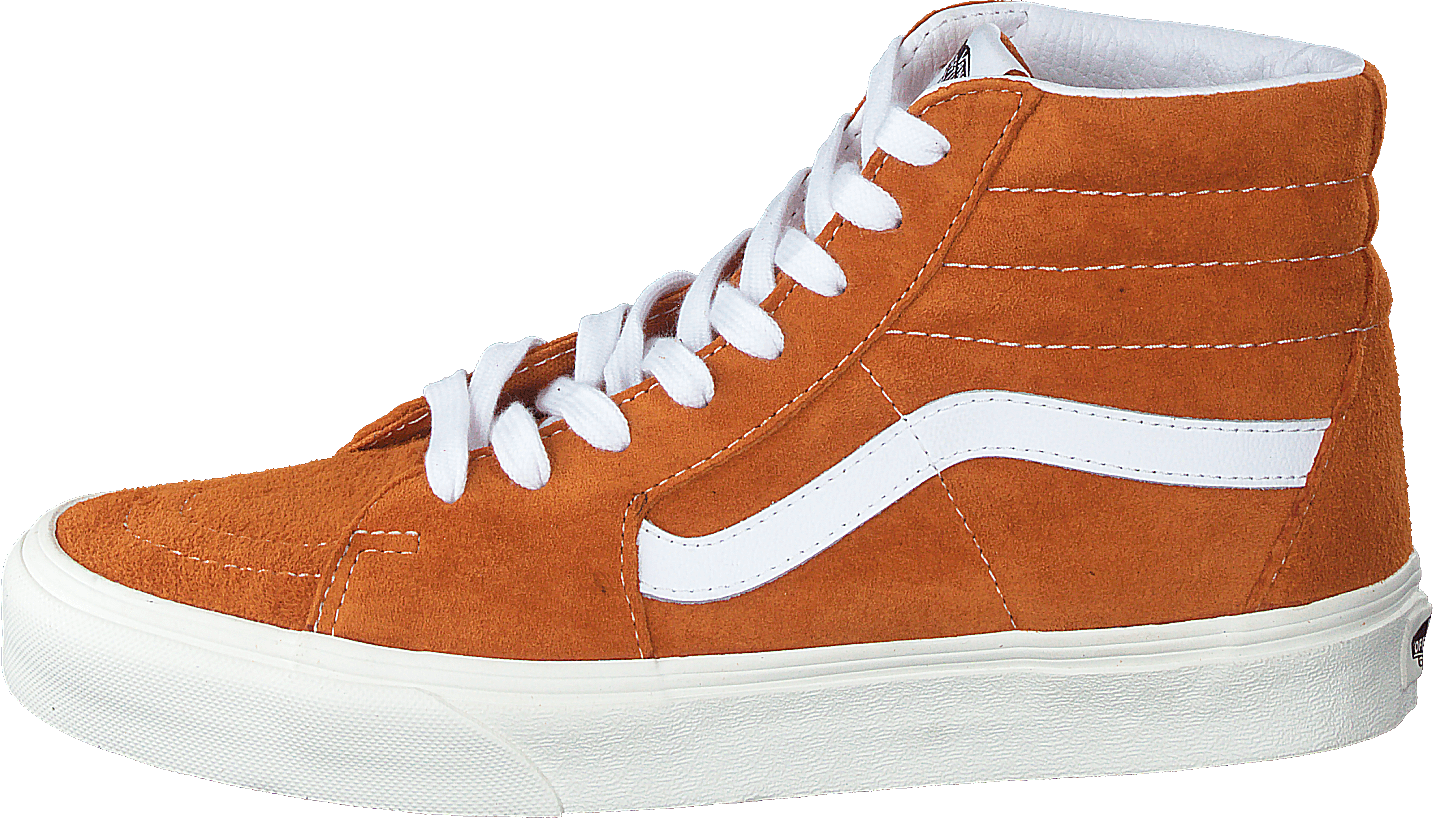 Ua Sk8-hi (pig Suede)dsrtsun/snwwht, Unisex, Schuhe, Sneaker, hohe sneaker, Orange, EU 44,5