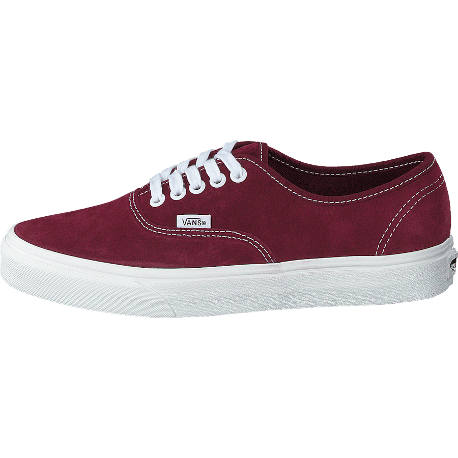 Ua Authentic (pig Suede)pomegrntsnwwht