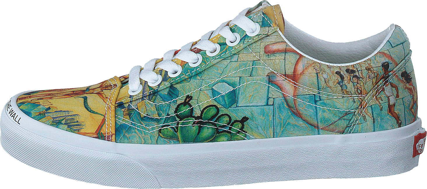 Ua Old Skool (moca) Judy Baca, Unisex, Sapatos, Sapatilhas, Sapatilhas, Castanho/Cinzento, EU 40,5