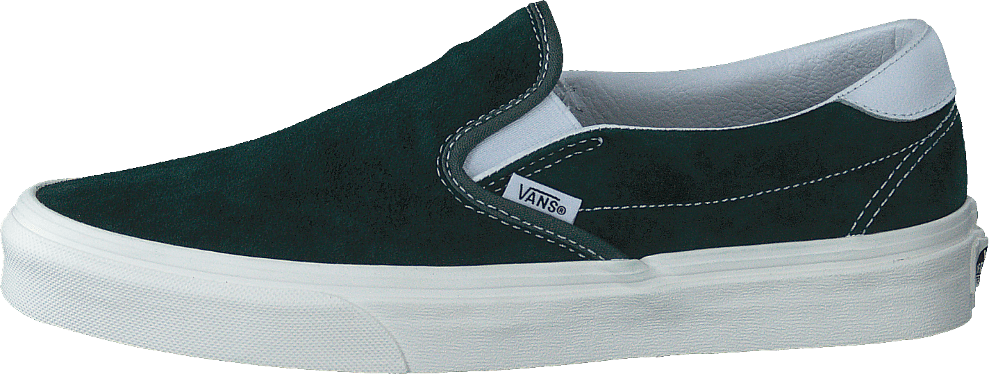 Ua Slip-on 59 (pig Suede)jnglgrn/snwwht, Unisex, Shoes, Flats, slip-on, Blue, EU 47