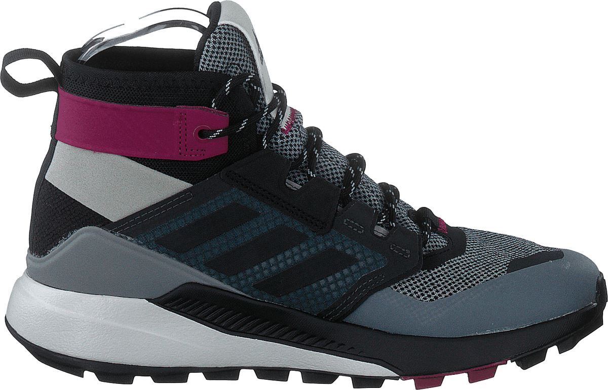 Terrex Trailmaker Mid GORE-TEX Shoes Metal Grey / Core Black / Power Berry