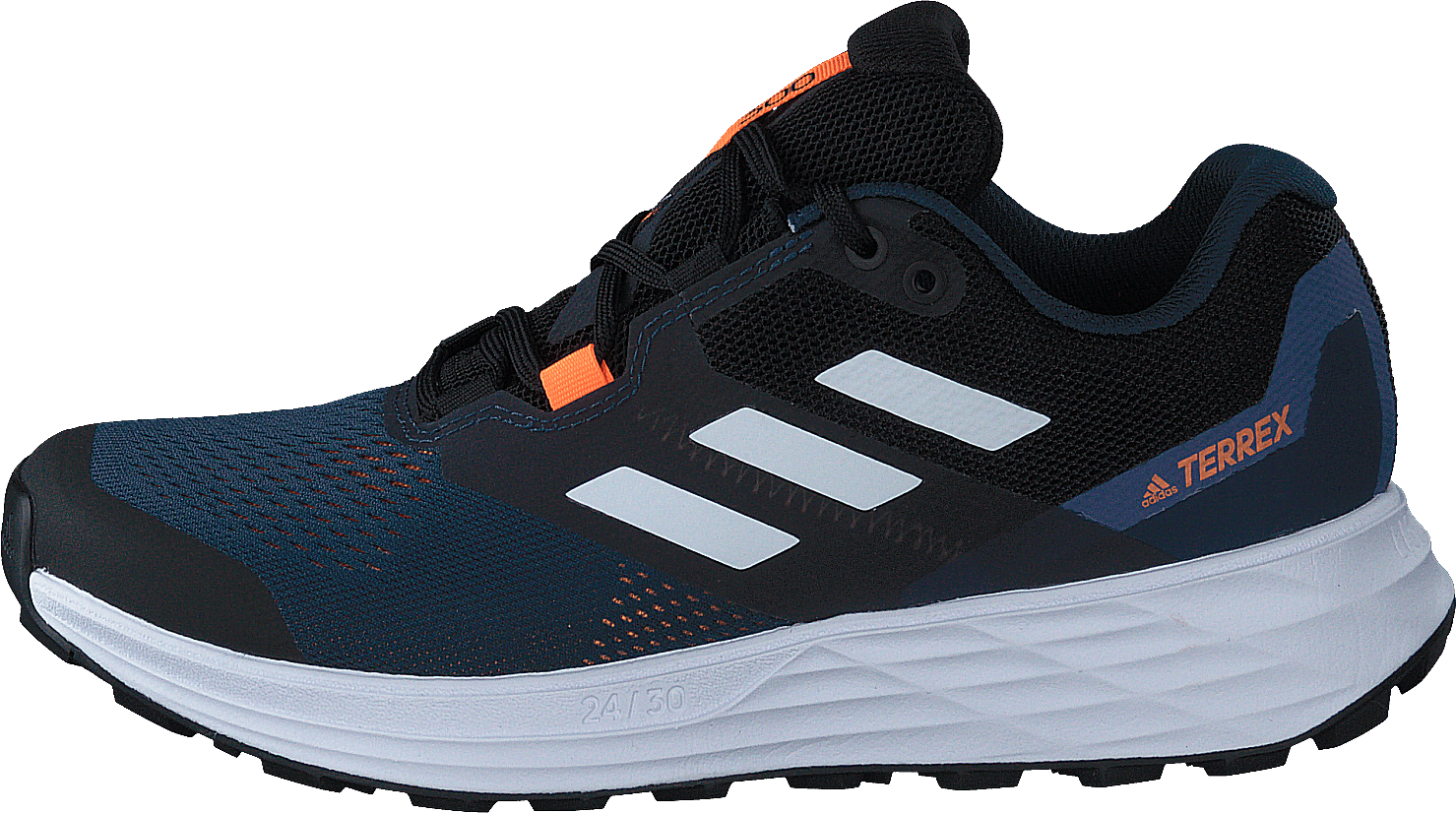 Terrex Two Flow Crew Navy/crystal White/scream, Male, Schuhe, Sneaker, Sportschuhe, Blau/Schwarz, EU 46