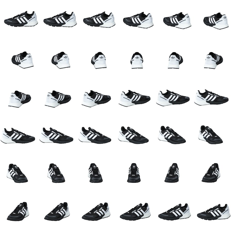 Zx 1K Boost Core Black / Cloud White / Black Silver Metallic - Bild 8
