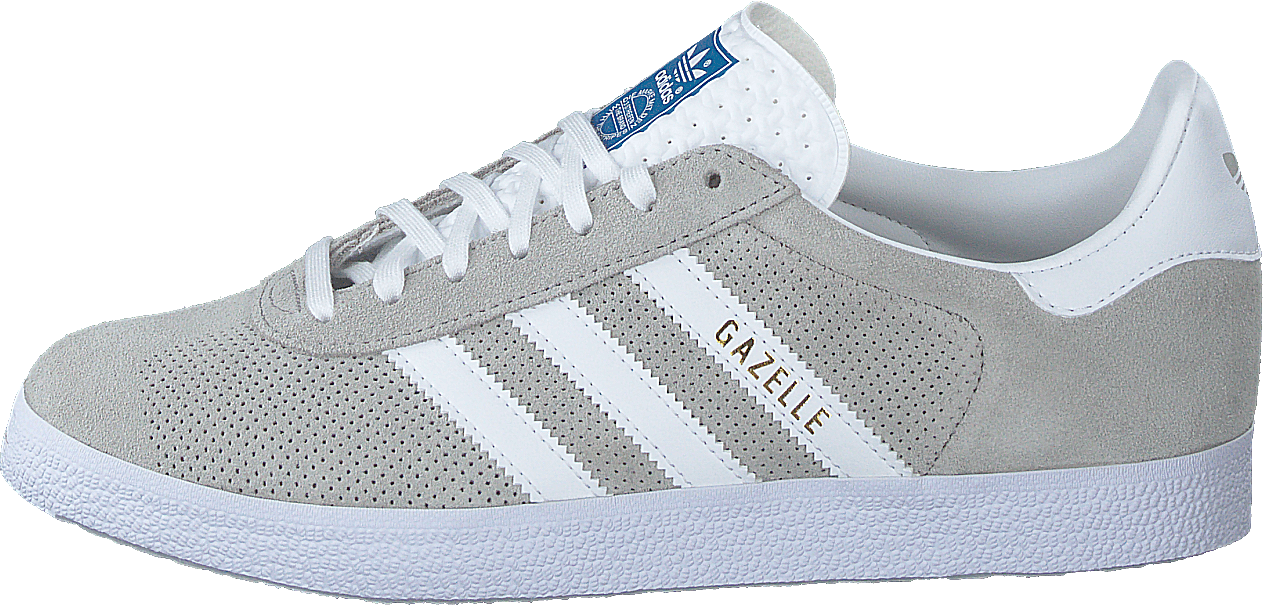 Gazelle Clear Grey Cloud White Gold Metallic Shoes for every occasion Footway