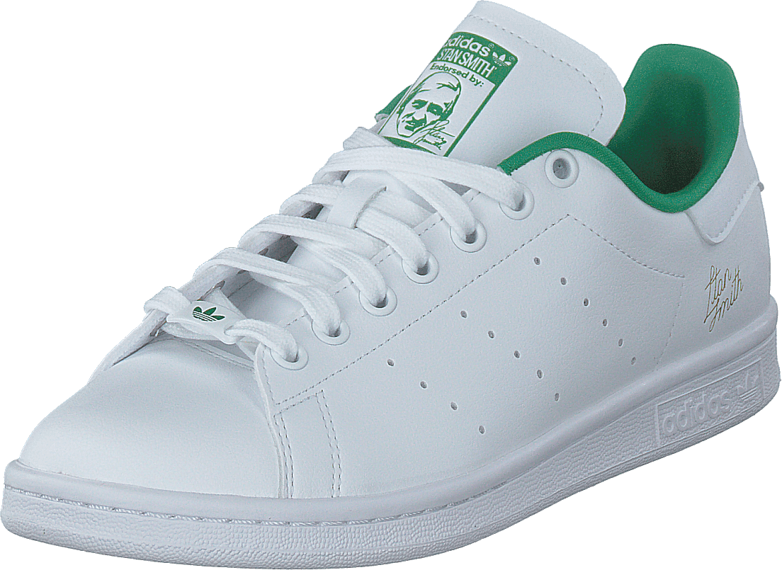 Stan Smith Cloud White / Cloud White / Green