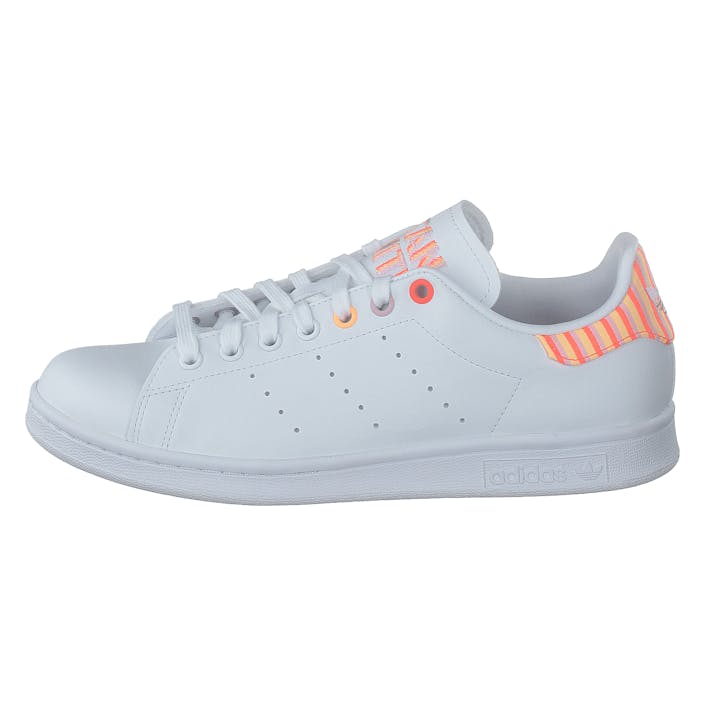 Stan Smith W Cloud White / Clear Pink / Solar Red, Female, Skor, Sneakers, Sneakers, Blå, EU 40 2/3