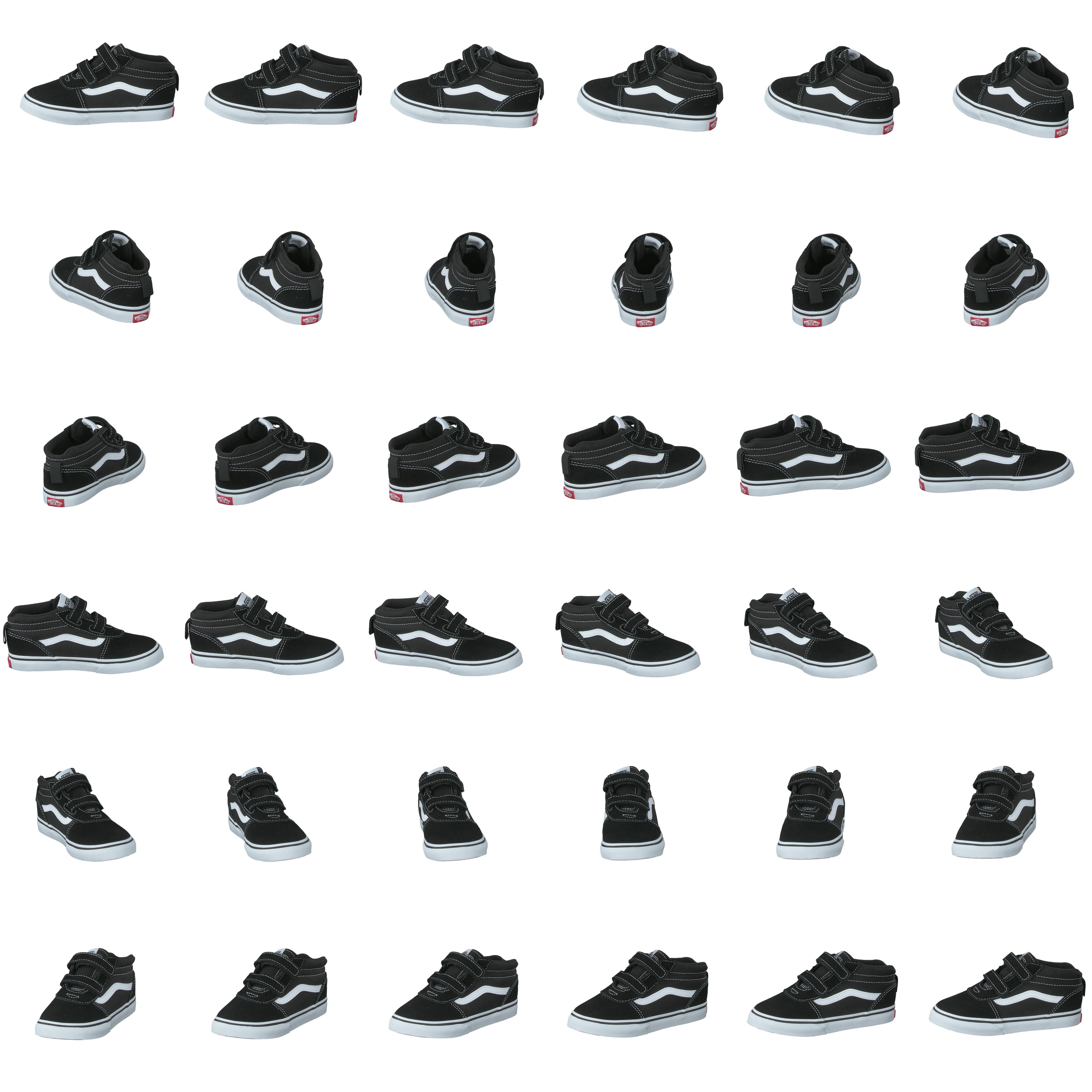 Td Ward Mid V (suede/canvas)black/white - Bild 8