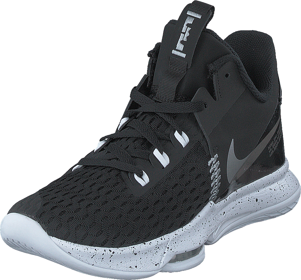 Lebron witness v Black-metallic Silver-white