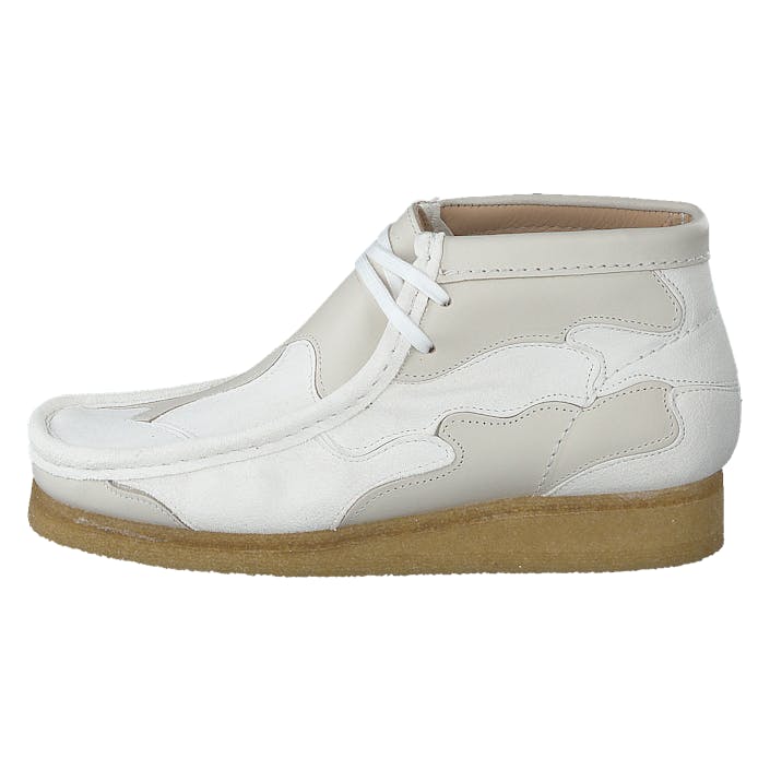 Wallabee Patch White Combi, Male, Sapatos, Botas, Botas, Cinzento, EU 44