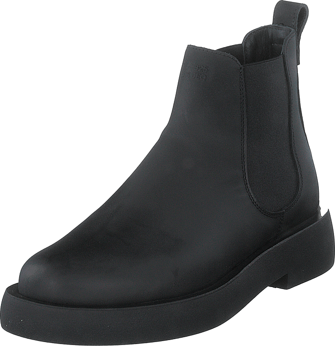 Mileno Chelsea Black Leather, Male, Shoes, Boots, chelsea boots, Black, UK 9,5