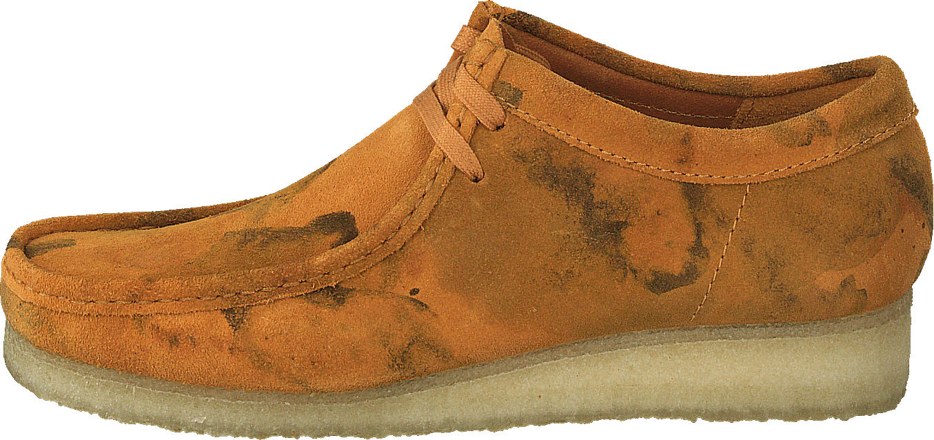 Wallabee Tumeric Camo, Male, Shoes, Sandals and Slippers, slippers, Orange/Brown, UK 6,5