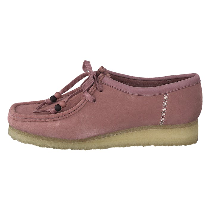 Wallabee Dusty Pink Suede, Female, Scarpe, Scarpe basse, mocassini, Rosa/Rosso, EU 38