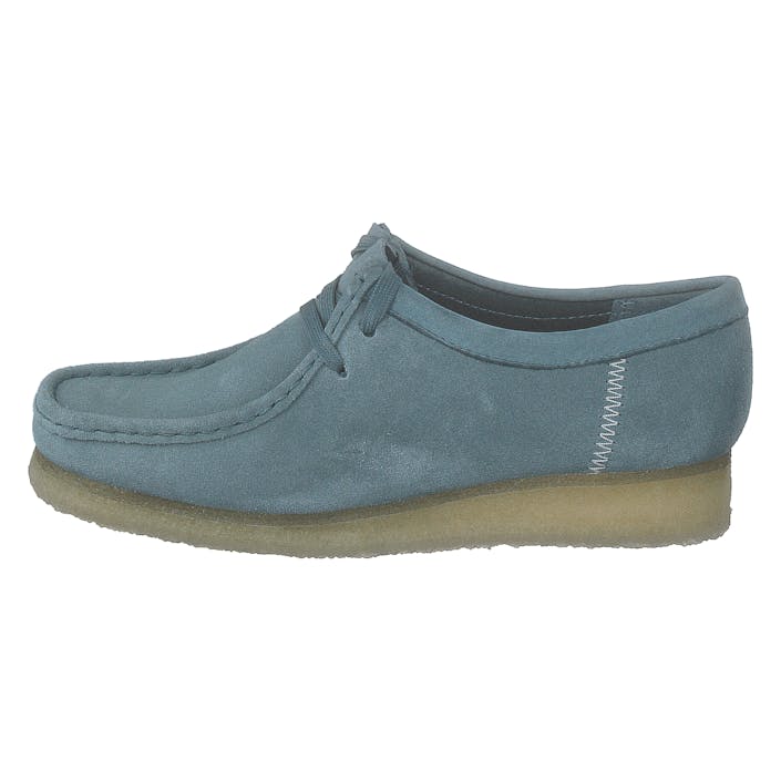 Wallabee Ocean Blue Suede, Female, Buty, Sandały i Klapki, sandały, Turkus, EU 37,5