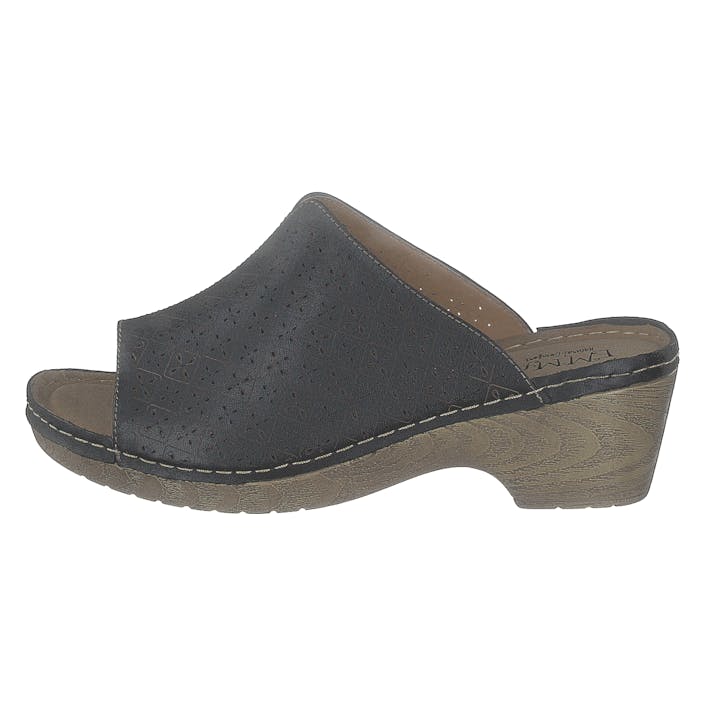 444-9066 Black, Female, Shoes, Sandals and Slippers, slippers, Black, EU 38