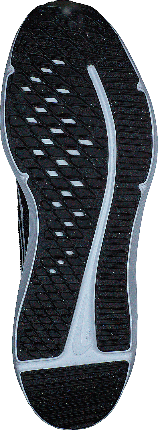 Downshifter 12 Big Kids' Road Running Shoes BLACK/WHITE-DK SMOKE GREY