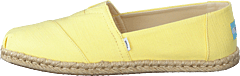 Slubby Woven Rope Sole Banana Yellow - Bild 10