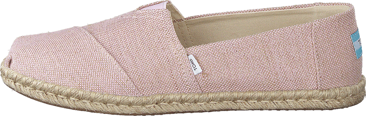 Metallic Woven Rope Chalky Pink