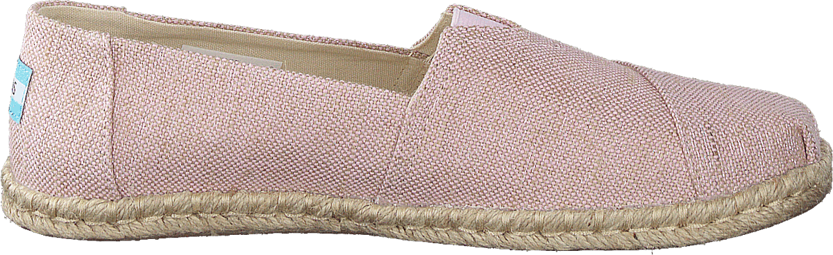 Metallic Woven Rope Chalky Pink