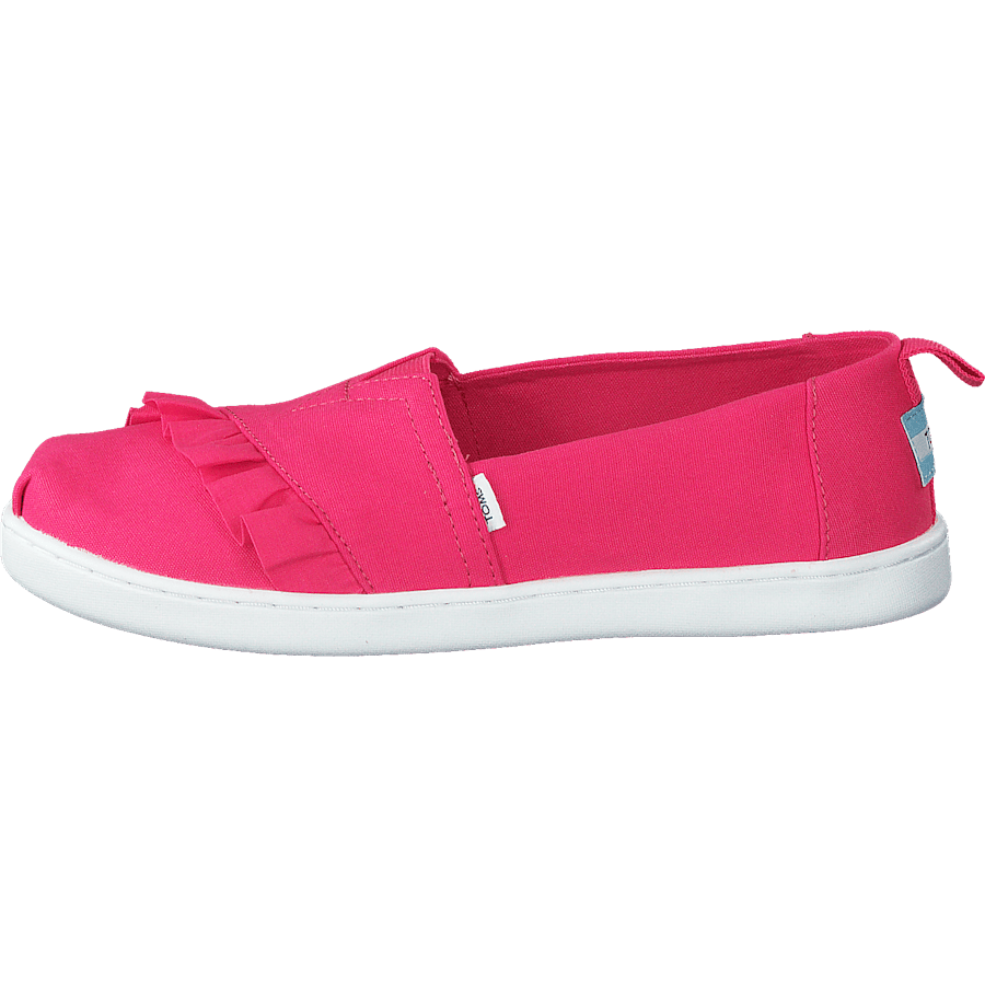 Classic Canvas Ruffle Youth Raspberry