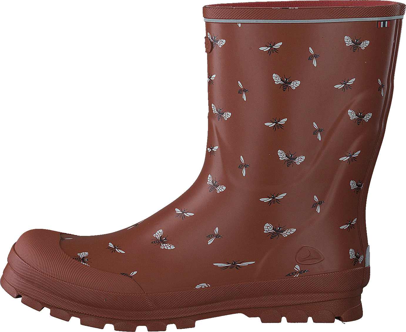 Jolly Print Cognac/white, Unisex, Schoenen, Laarzen, regenlaarzen, Bruin, EU 34