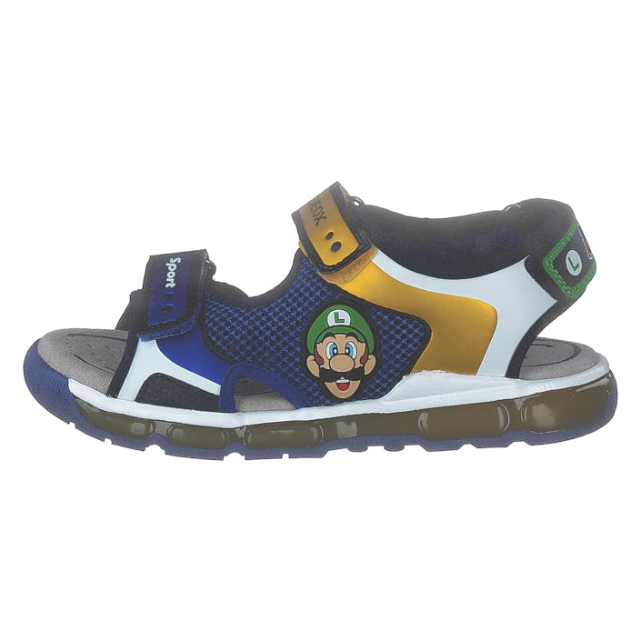 J S.android B Royal/yellow, Unisex, Topánky, Sandále a Šľapky, sandále, Modrá, EU 24