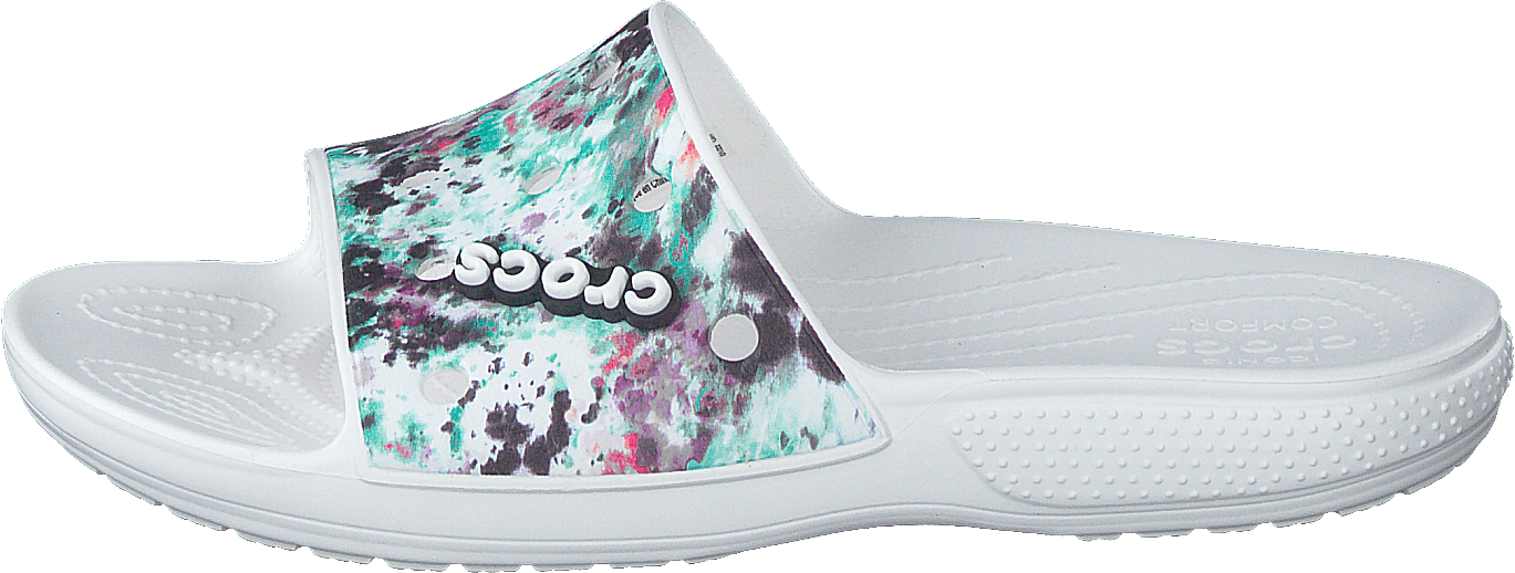 Classic Slide Multi / White, Unisex, Shoes, Sandals and Slippers, sandals, White, EU 45/46