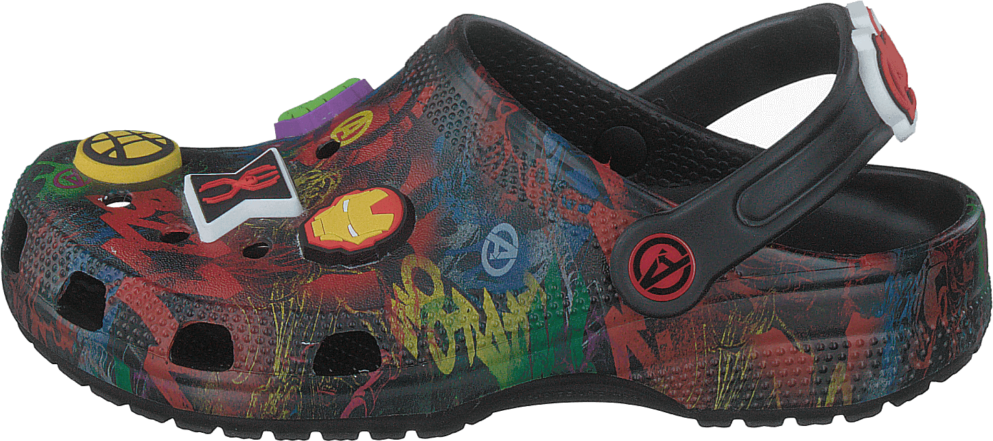 Classic Marvel Avengers Clog K Black, Unisex, Shoes, Sandals and Slippers, sandals, Grey, EU 28/29
