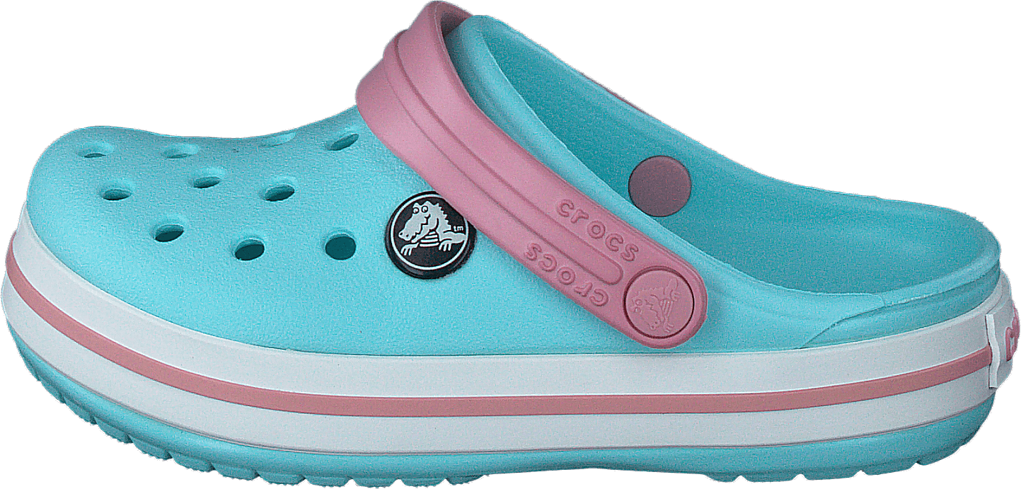 Crocband Clog T Ice Blue/white, Unisex, Scarpe, Sandali e Pantofole, sandali, Blu/Turchese, EU 24/25