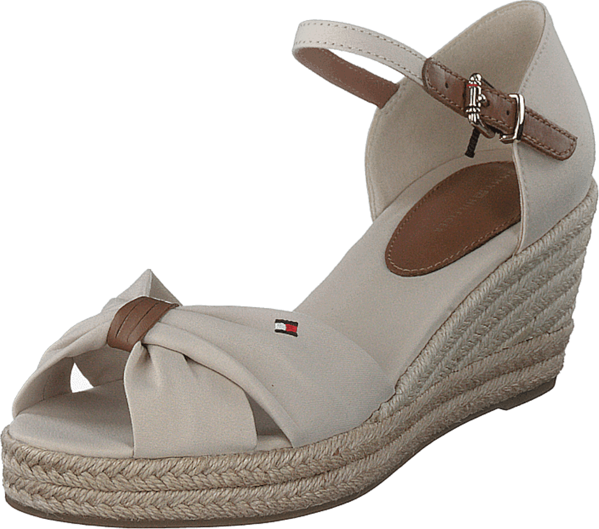 tan mid wedges