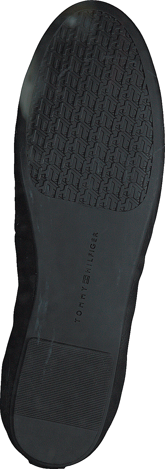 Th Hardware Leather Ballerina Black Bds