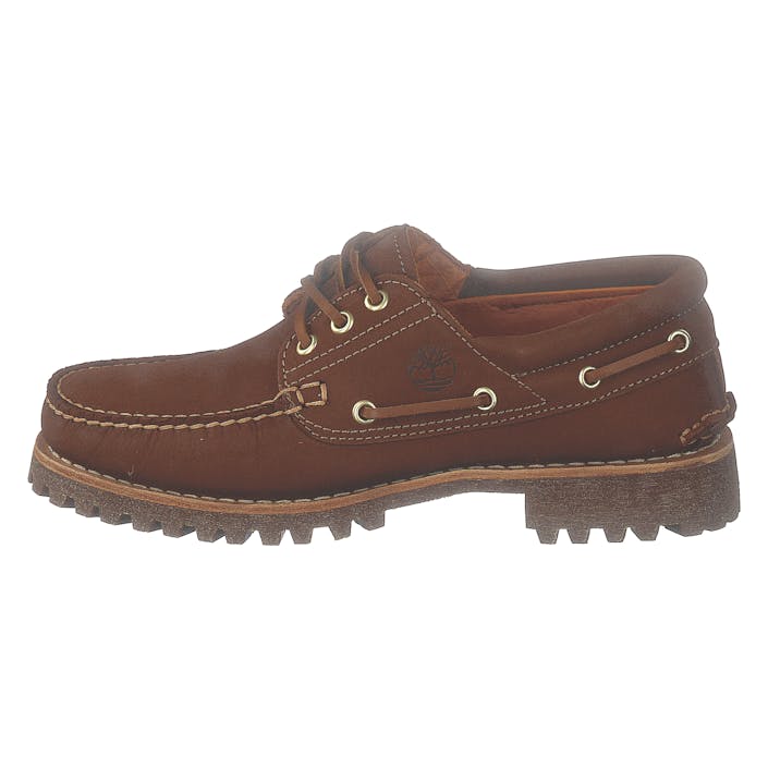 Authentics 3 Eye Classic Lug Saddle, Male, Buty, Płaskie buty, mokasyny, Brązowy, EU 44,5