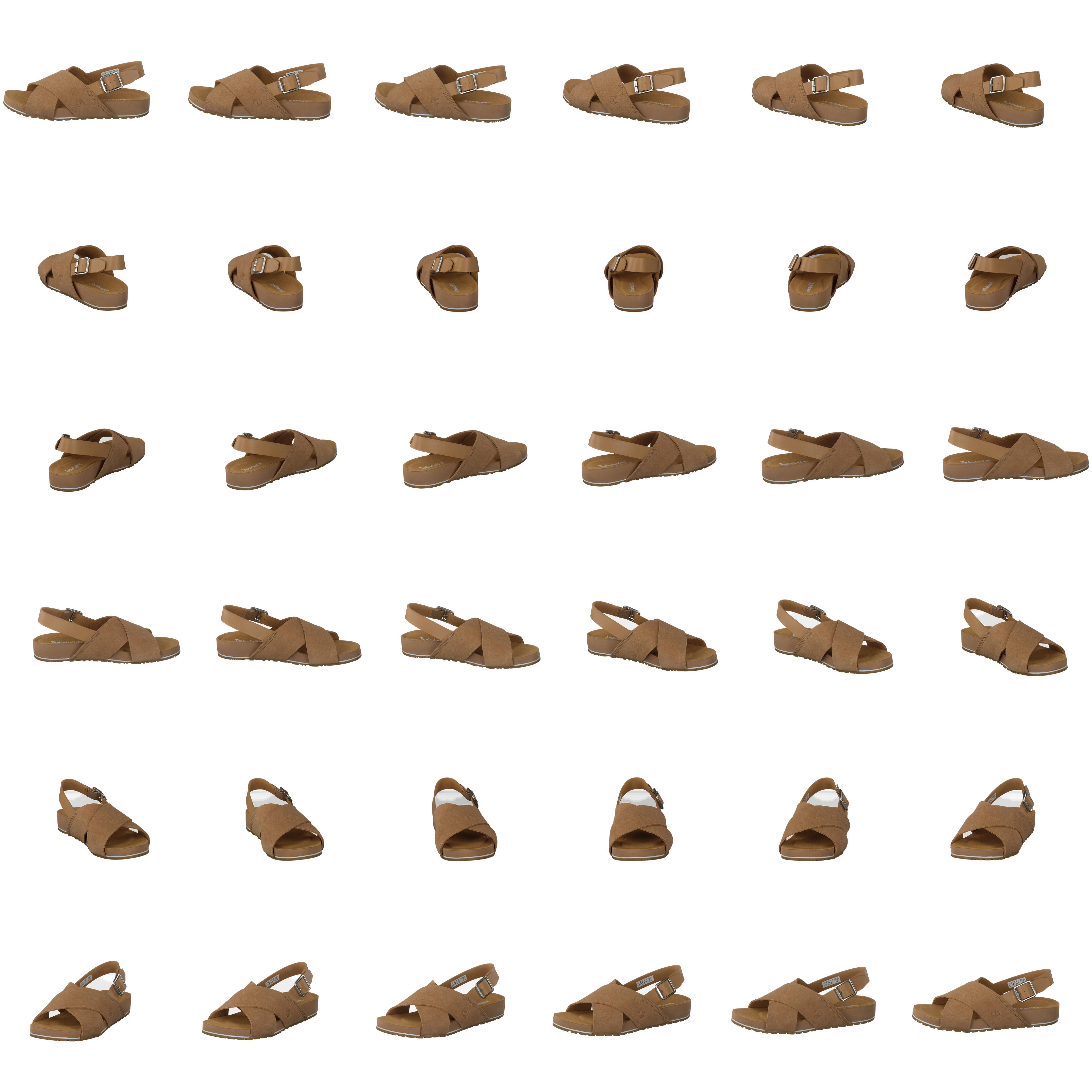 Malibu Waves Basic X Strap Sandal Medium Beige Suede - Bild 8