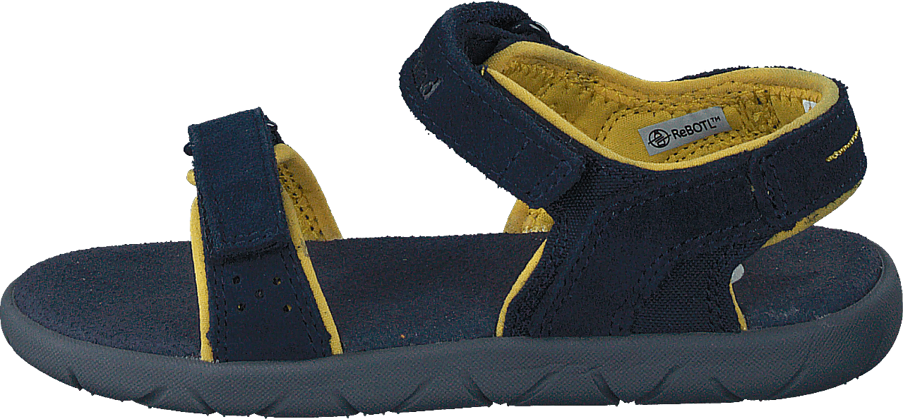 Nubble L/f 2 Strap Sandal Basi Black Iris