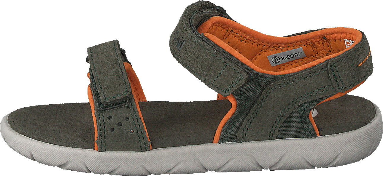 Nubble L/f 2 Strap Sandal Basi Grape Leaf